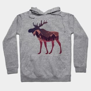 moose lovers,moose gift animal moose nature in alaska elk Hoodie